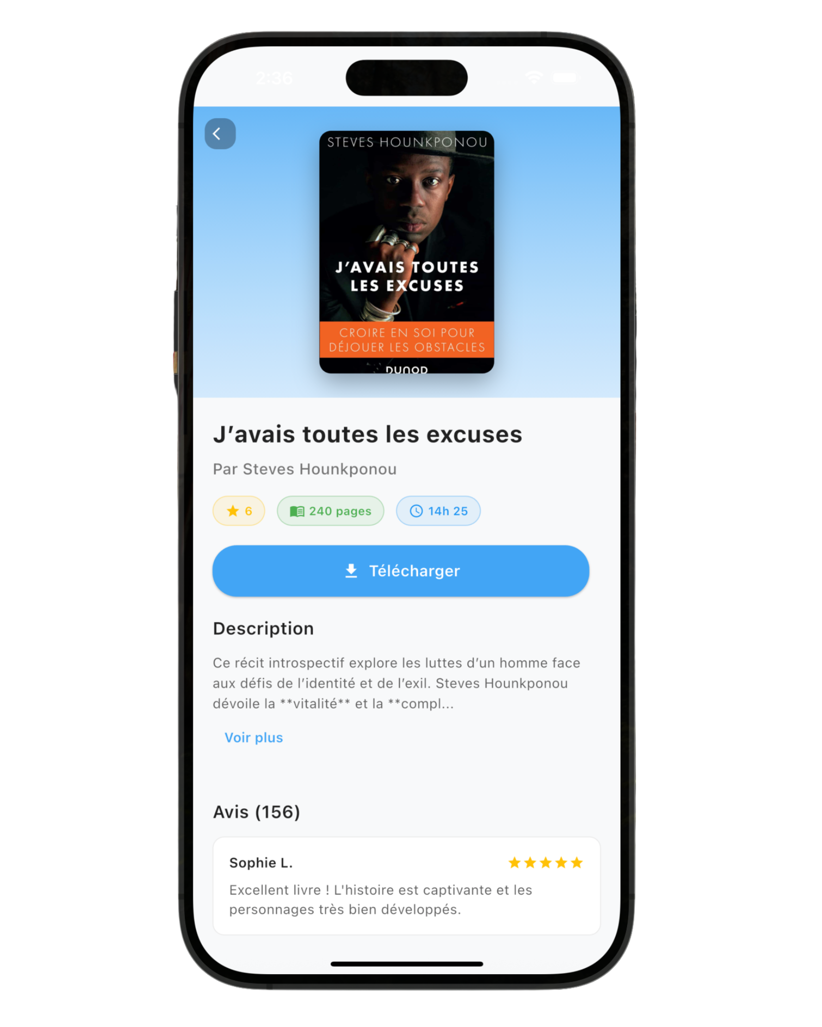 Écran accueil Kaylire